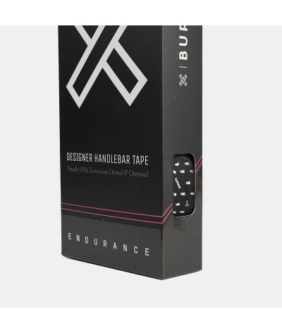 ENDURANCE - Ruban de cintre CASPER - Noir/Blanc