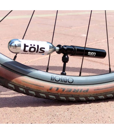 Cartouche 25 g CO2 filetée, boîte de 20 unités