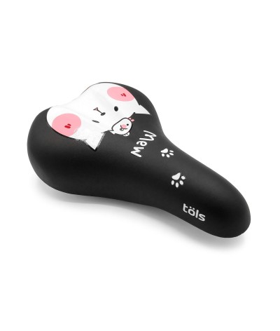 Selle Junior Chat Blanc