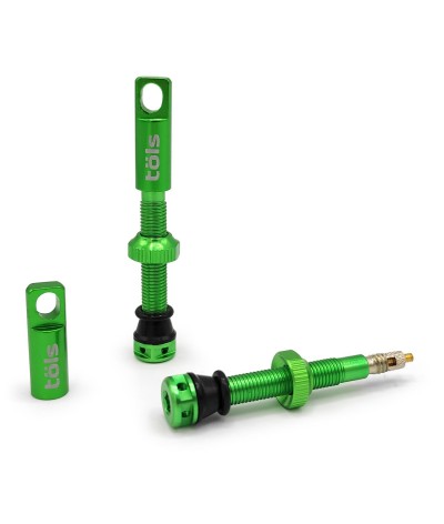 Valves Tubeless Aluminium Verte 44mm