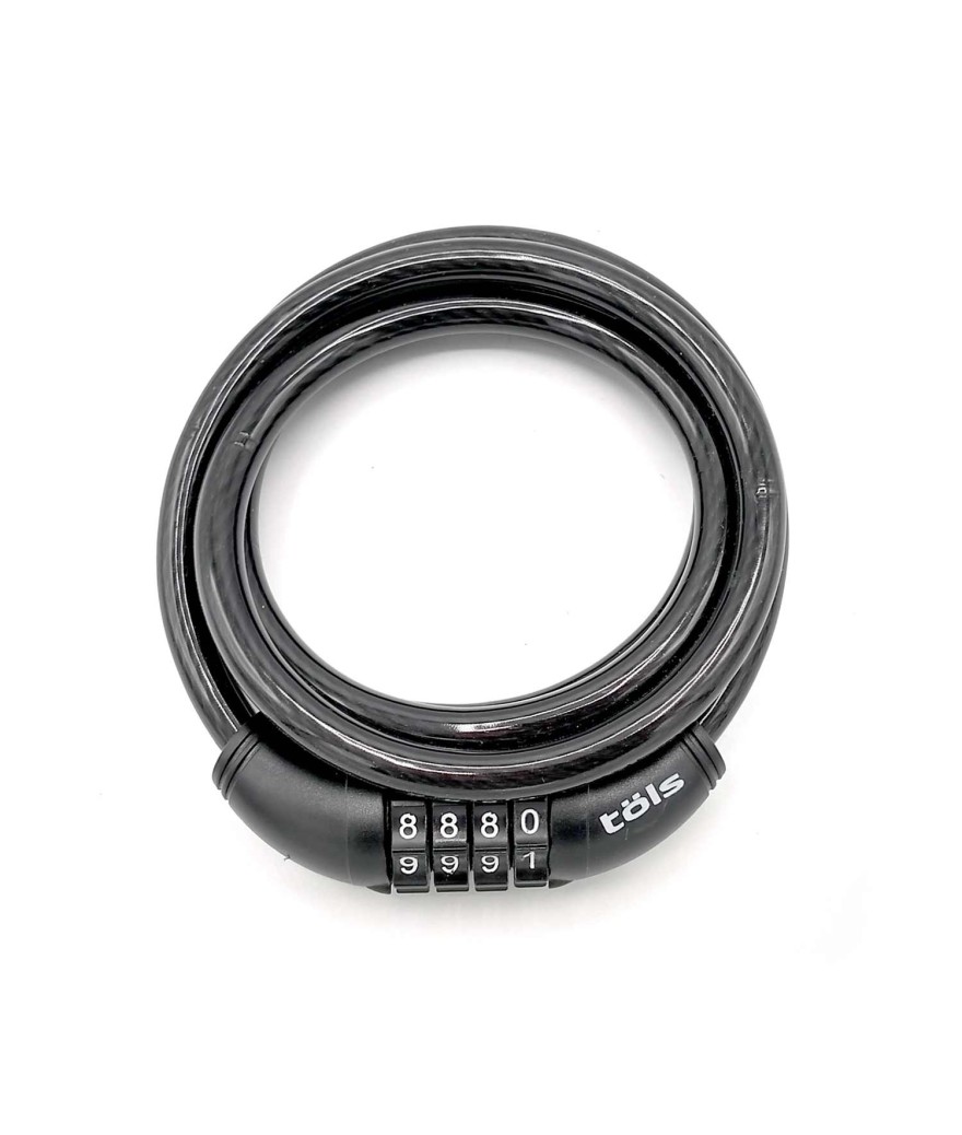 Antivol Spirale à combinaison 120 cm (L) x 8 mm (ø)