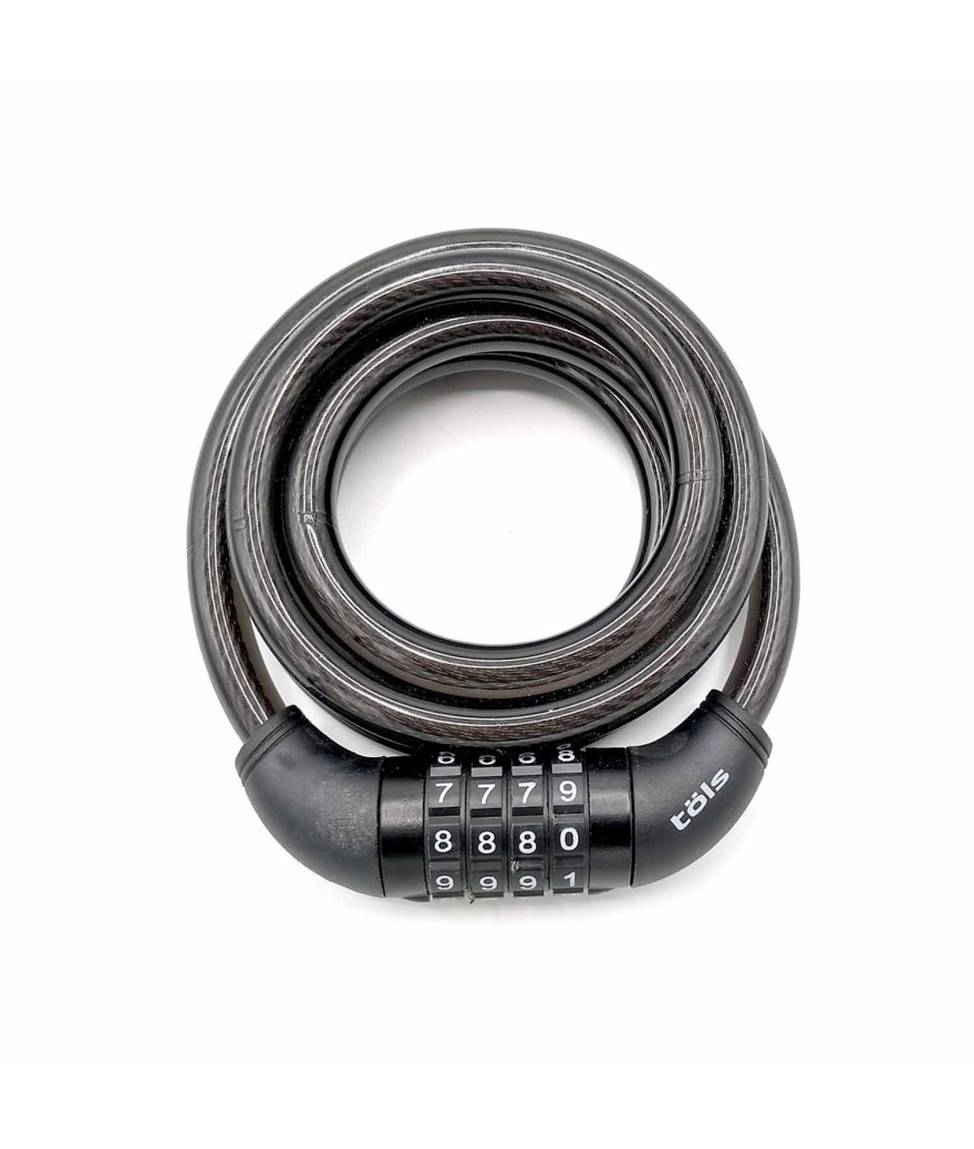 Antivol Spirale à combinaison 180 cm (L) x 12 mm (ø)