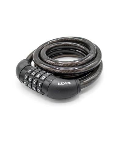 Antivol Spirale à combinaison 180 cm (L) x 12 mm (ø)