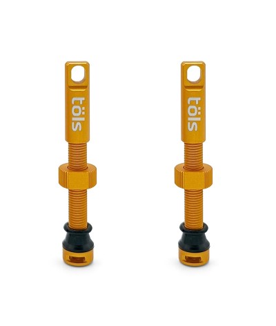 Valves Tubeless Aluminium Gold Mat 44mm