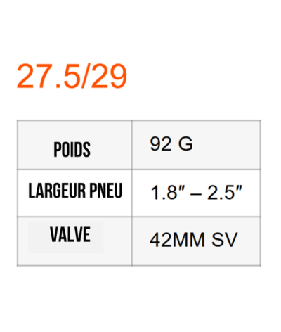 Chambre à air Tubolito PSENS Tubo VTT 27,5-29"